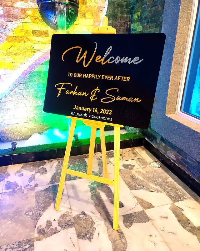 Welcome Board
