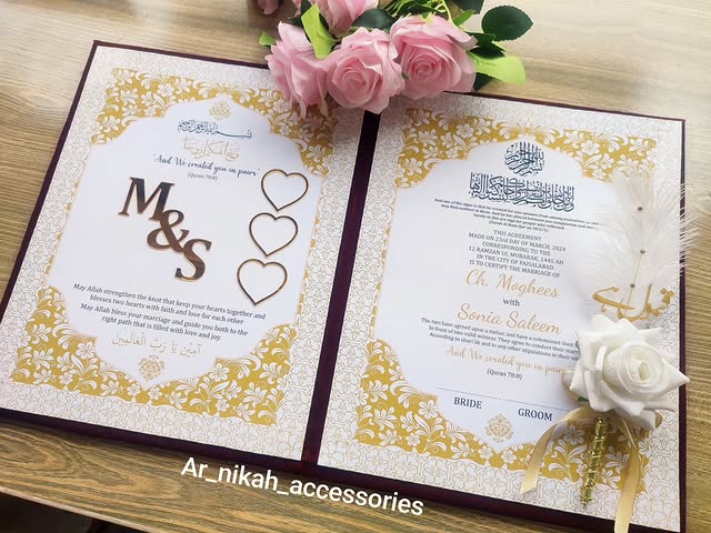 Nikkah Nama Booklet File