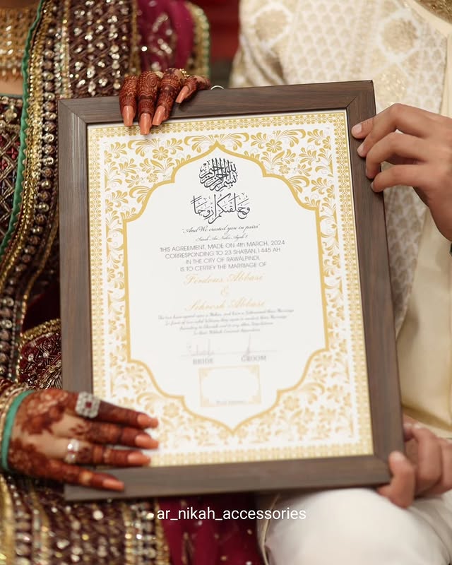 Nikah Nama Frame