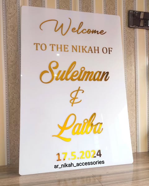 Welcome Board