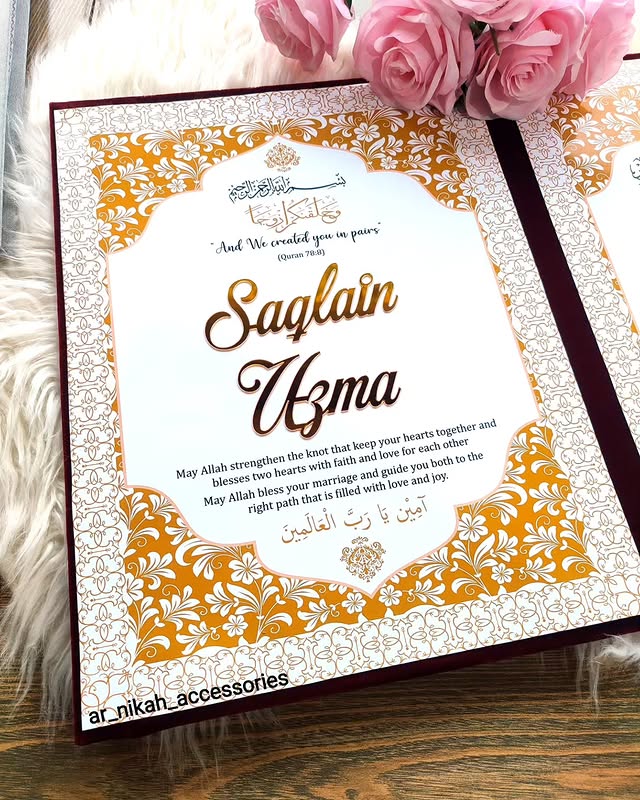 Nikkah Nama Booklet File