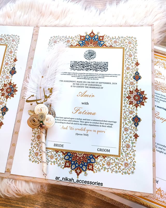 Nikkah Nama Booklet File