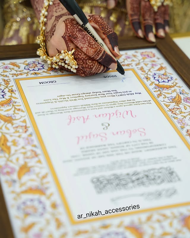 Nikah Nama Frame
