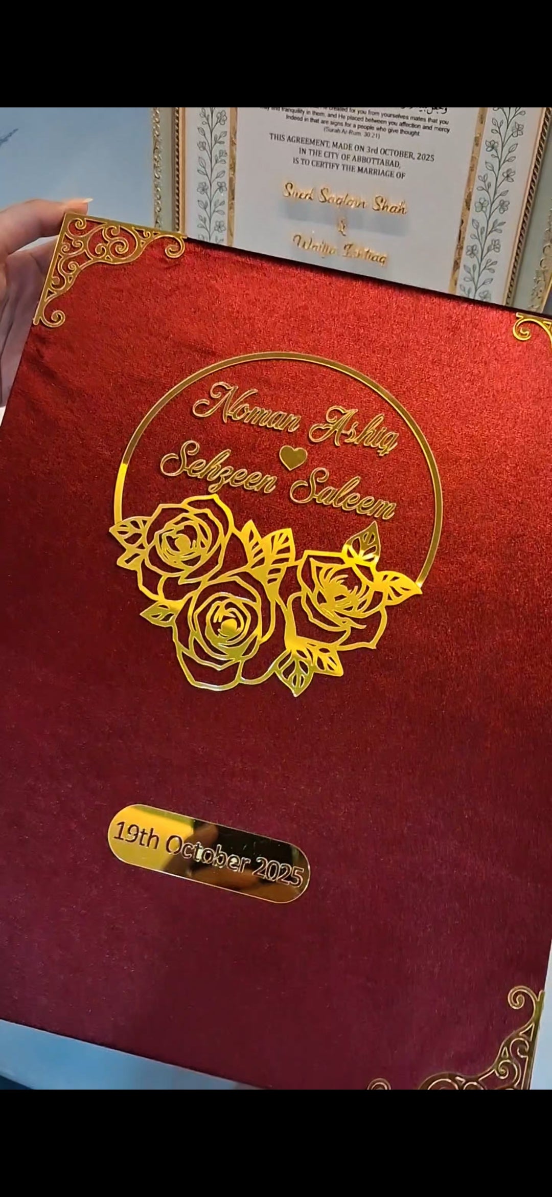 Nikah nama Booklet